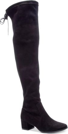 Chinese Laundry Womens Chinese Laundry Mystical Boots Black Faux Suede Over-the-Knee ZAP1328