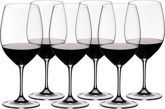 Riedel Vinum Cabernet Sauvignon/Merlot Glass Set, Buy 6 Get 8