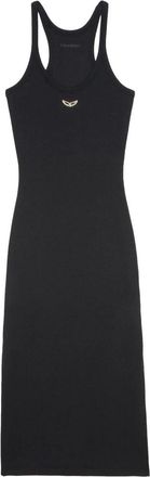 Zadig&Voltaire Kleedjes, Dames, Zwart, S, Katoen, Astra Jurk