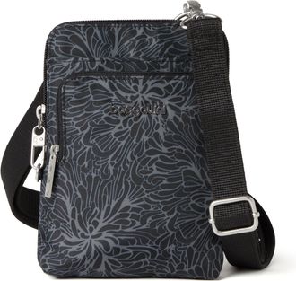 Baggallini Womens Securtex Anti-Theft Activity Small Crossbody Bag