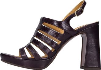 Chie Mihara Uyda Sandalen - Dames - Sandalen met hakken - Paars - 40 EU - Leer - Schoenen