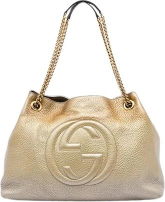 Gucci Pre-owned Soho Chain Tote - - Pre-owned - Donna - Giallo - ONE SIZE