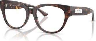 Jimmy Choo London 51mm Phantos optical glasses in Tortoise at Nordstrom