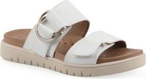 White Mountain Namaste Fom Recovery Slide Sandal in White/Burnish/Smooth at Nordstrom Rack, Size 9.5