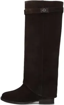 Via Roma 15 Schoenen, Dames, Bruin, 38 EU, Su&egrave;de, Dames Laarzen Stivale Risvolto Con Lucchetto