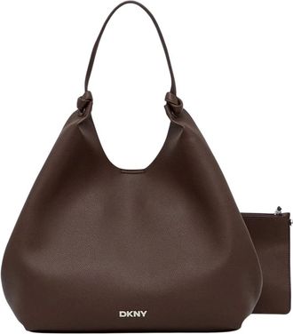 DKNY Paula Extra Large Commuter Tote - Bags - Mujer - Marr&oacute;n - ONE SIZE