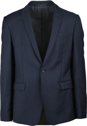Emporio Armani Virgin Wool Jacket - Blue