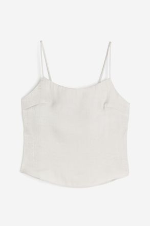 H&M Tr&auml;gertop zum Binden - Grau