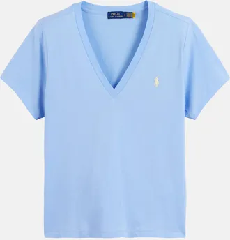Ralph Lauren T-shirt met korte mouwen en V-hals