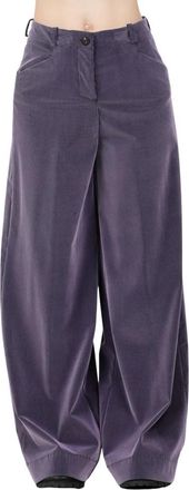 Roberto Ricci Design Pantalone Livia - Dames - Wijde Broeken - Paars - S - Broeken