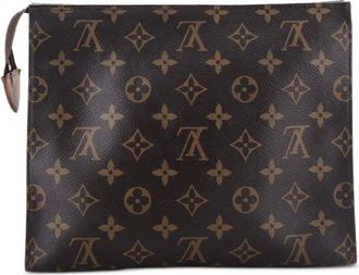 Louis Vuitton Toiletry Pouch Monogram Canvas 26 clutch bag - Bruin