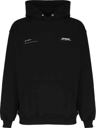 Represent Initial Boxy Hoodie - Heren - Hoodies - Zwart - XL - Katoen - Hoodies & sweatvesten