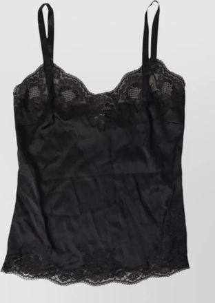 Dolce & Gabbana silk lace camisole top