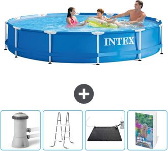 Intex Piscina Con Estructura Redonda - 366x76 Cm - 7-piezas Scb128