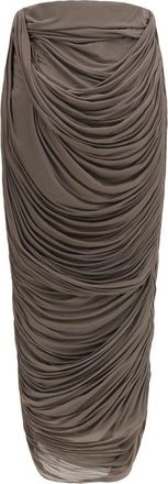 Magda Butrym Womens Brown Copper Midi Skirt