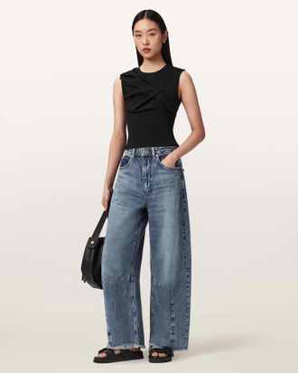 AllSaints Nella Slim Fit Sleeveless Tank Top