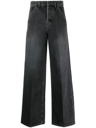 Petar Petrov Longest Day wide-leg jeans - Black
