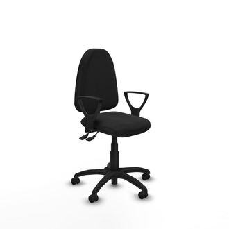 Piqueras y Crespo Piqueras Y Crespo A&yacute;na Asincro Silla De Oficina Negra Ergon&oacute;mica