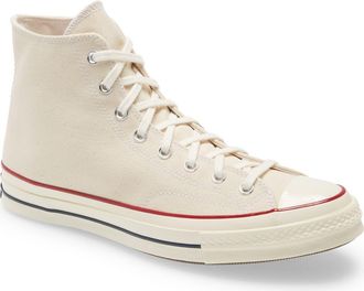 Converse Chuck Taylor 70 High Top Sneaker in Parchment/garnet/egret at Nordstrom, Size 11.5