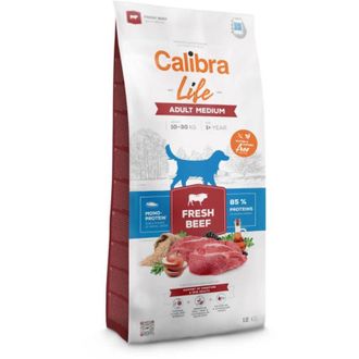 OEM Pienso Seco Para Perros Adultos Calibra Dog Life Con Carne Fresca Mediana De Res 12 Kg