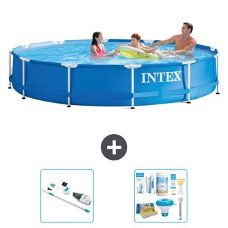 Intex Piscina Con Estructura Redonda - 366x76 Cm - 5-piezas S22457