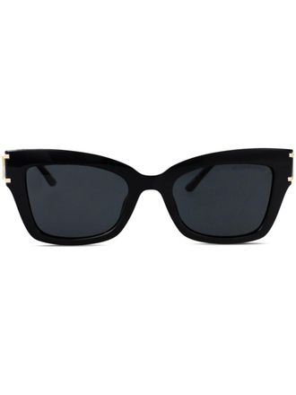 Michael Kors square-frame sunglasses - women - Metal/Acetate - 52 - Black