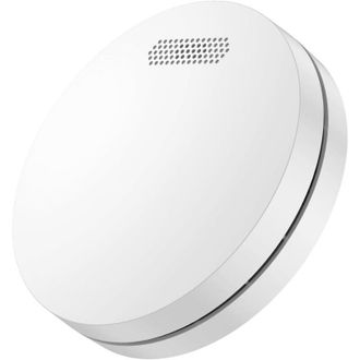 OEM Detector De Humo En Red Con Bater&iacute;a De 10 A&ntilde;os De Duraci&oacute;n, Funci&oacute;n De Silencio, Peque&ntilde;o Detector De Incendios Blanco Para Advertencia De Incendio, Al