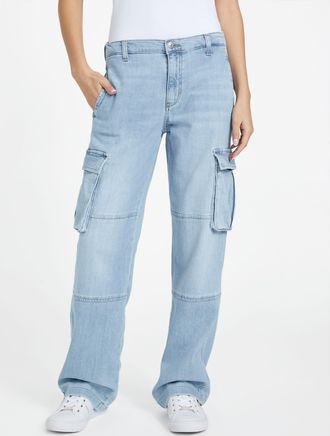 Guess Whitney Denim Cargo Pants