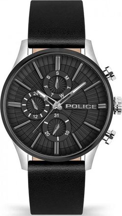 Police PEWJF2195040 Mens Barter Watch - Black - One Size
