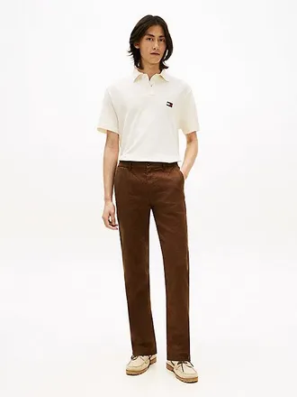 Tommy Hilfiger Denton Straight Leg Linen Blend Chinos