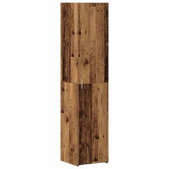 Berkfield Home Highboard Old Wood 40x42.5x185 cm Engineered Wood in Brown