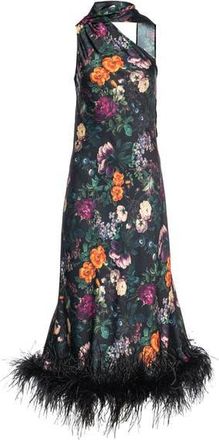 VASILIKI Liya Cannes One Sleeve Silky Maxi Dress in Black at Nordstrom, Size Medium