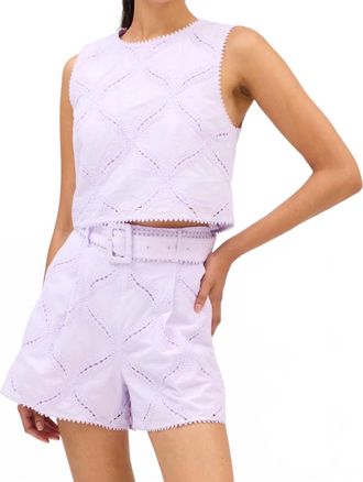 Allison New York Everly Tank Top In Orchid