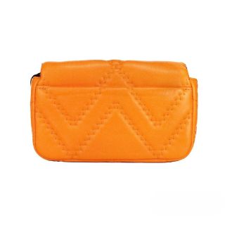 Marc Jacobs Quilted Leather Shoulder Bag - Orange