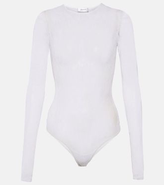 Wardrobe.NYC Body Chantilly in pizzo floreale