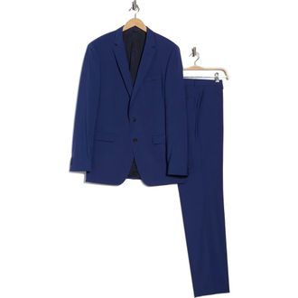 BOSS Huge Solid Wool Suit in Navy at Nordstrom Rack, Size 44 Long