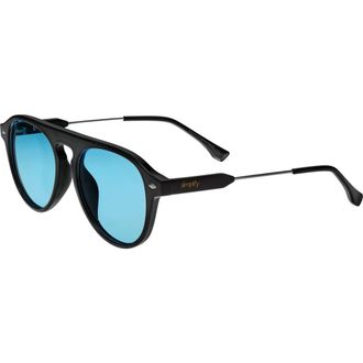 Simplify Carter Polarized Sunglasses in Black/blue at Nordstrom