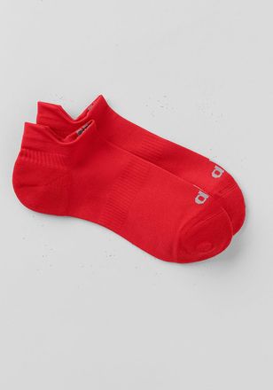 Alo | Performance Tab Socks in Bright Red, Size: Medium