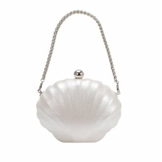 Melie Bianco Womens Venus Handbag Clutch In Pearl
