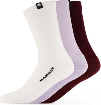 Mammut Everyday Crew 3-Pack Multifunktionssocken - Unisex | wei&szlig;
