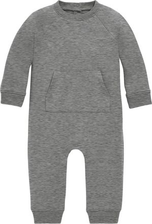primary Baby Sweatshirt Romper in Heather Storm Gray at Nordstrom, Size 12-18M