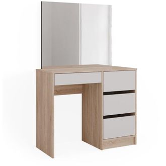 Vicco Tocador Sherry, Sonoma, 90 Cm Con Espejo Vicco