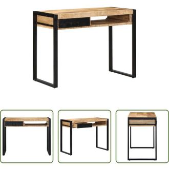vidaXL vidaXL Mobili in legno massello - Scrivania 100x50x75 cm in Legno Massello di Mango Grezzo