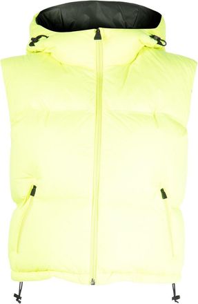 Aztech Mountain Snowbird puffer vest - women - Feather Down/Polyester - 40 - Green