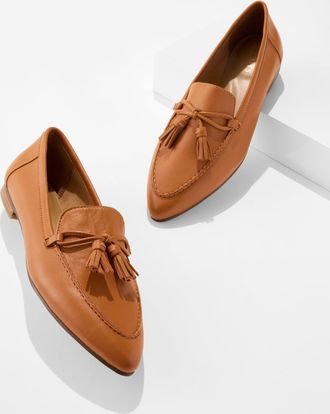 Talbots Kacey Nappa Loafers - Havana Tan - 10 1/2 M Talbots