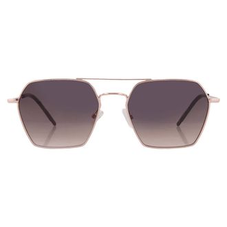 HUGO BOSS Brown Shaded Geometric Ladies Sunglasses BOSS 1533/S 0000/PR 54