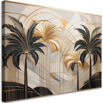 Artgeist Artgeist - Quadro su tela, Palme tropicali - 120x80