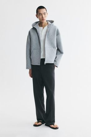 H&M Relaxed-fit Wide-leg Tailored Pants in Dark Gray at Nordstrom, Size 34