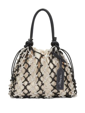 3.1 Phillip Lim mini Sac knotted net tote bag - Neutrals