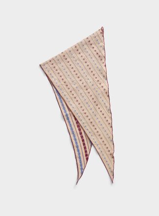 Simons Womens Mini-flower 100% cotton scarf
